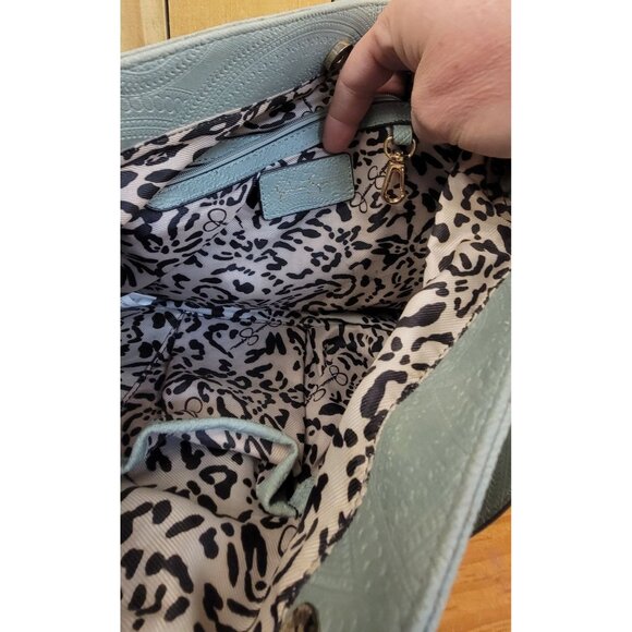 Jessica Simpson "London" Hobo Baltic Blue Purse - Picture 13 of 16